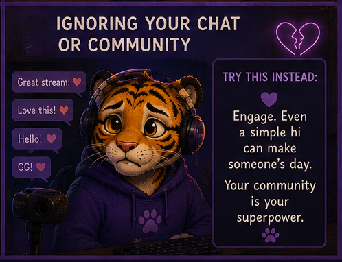 Motivatedtiger's tweet photo. Stay connected to your chat. #CreateAStream #Twitch #Streamer #StreamerTips #TwitchStreamer #TwitchCommunity #StreamingCommunity #StreamingTips #TwitchTips #ChatInteraction #CommunityBuilding #StreamerLife #MotivatedTiger #StreamerJourney #Newstreamer https://t.co/RUxxqn63dW