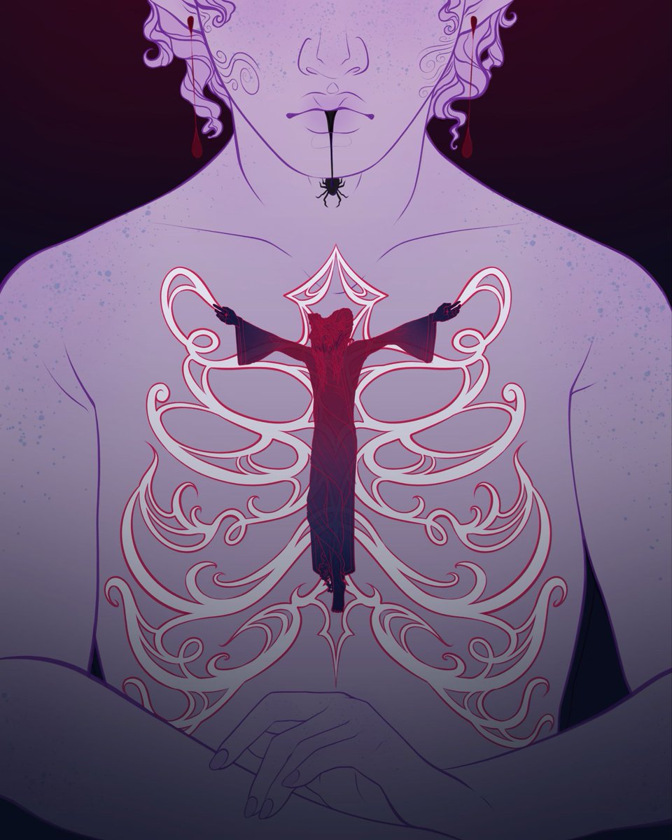 thricedrowned's tweet photo. my ocs have a totally normal attachment to one another :) https://t.co/eY1Vbj7777