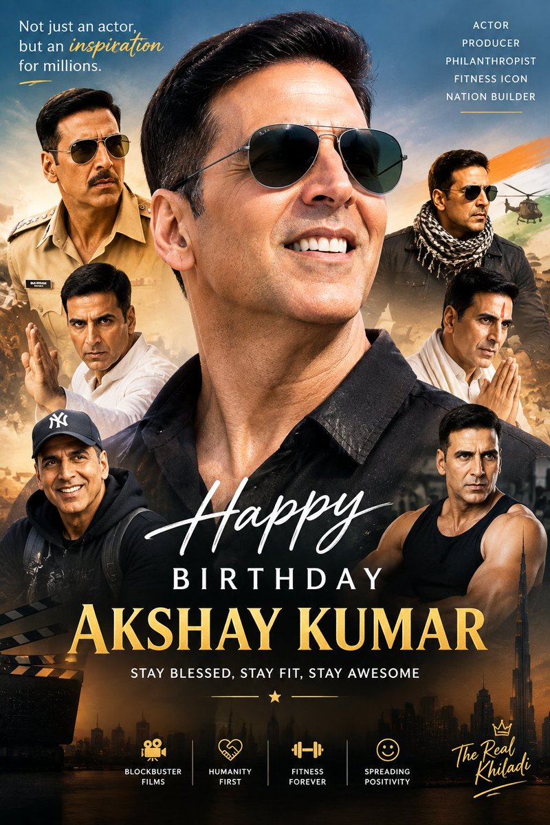 SunilJaved9's tweet photo. Trend Alert:

Akkians get united for the birthday trend for #AkshayKumar sir's birthday on 8th September, 2026 from 7PM onwards.

Invite Akkians from all the platforms and let's make it a big success. 🔥
@akshaykumar

@akkikumaritaly
@AKFansGroup  @AkshayKumFansWB @Akkistaan https://t.co/ZgRBXSe9fk