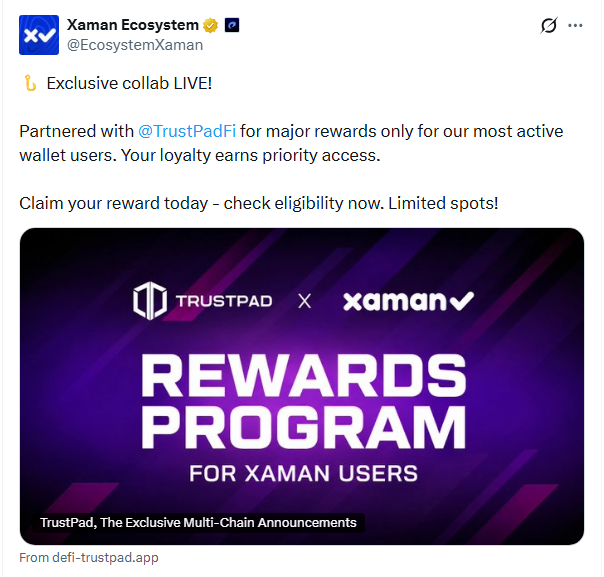 Fakkelaars's tweet photo. Hello, if you're an active user on Xaman, check your allocation https://t.co/JKLZQovqEe https://t.co/4Vco1k6W9P