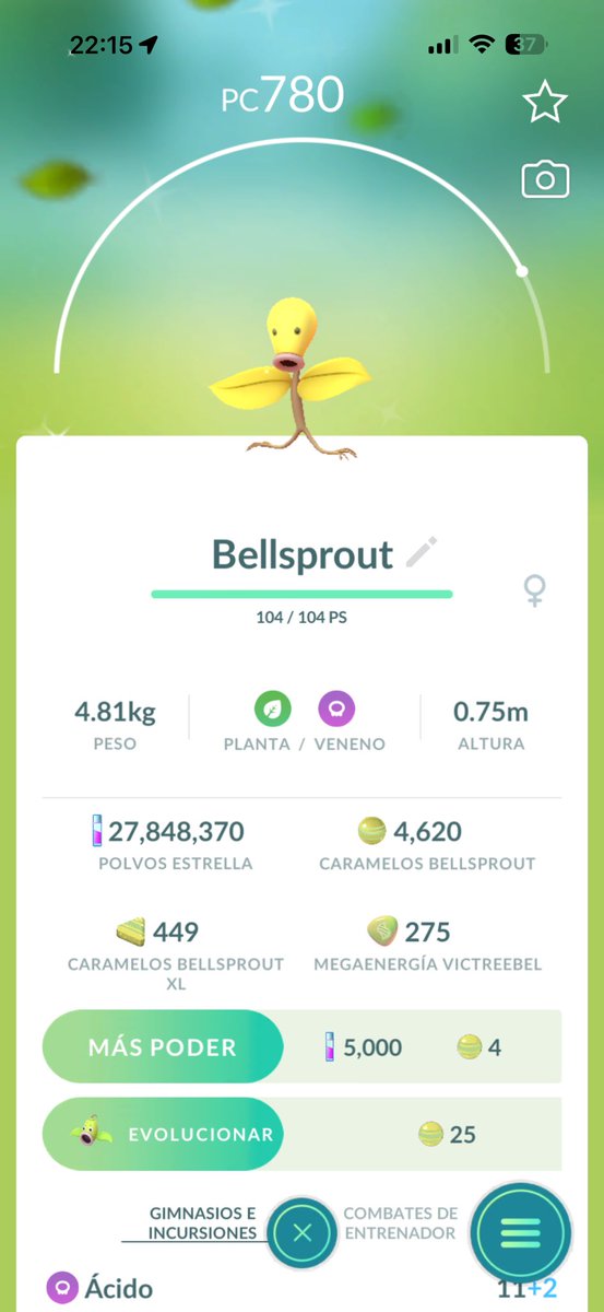 LanderoSwaggy's tweet photo. Bueno… No hubo shiny, ni 💯, ni nada ajajaja, al menos comprar el pase sirvió para energía. Aunque, perdí el sábado 3 pases y energía Dinamax, pero bueno. So-so 
#PokemonGo #pokemons https://t.co/OUqWunFN6b