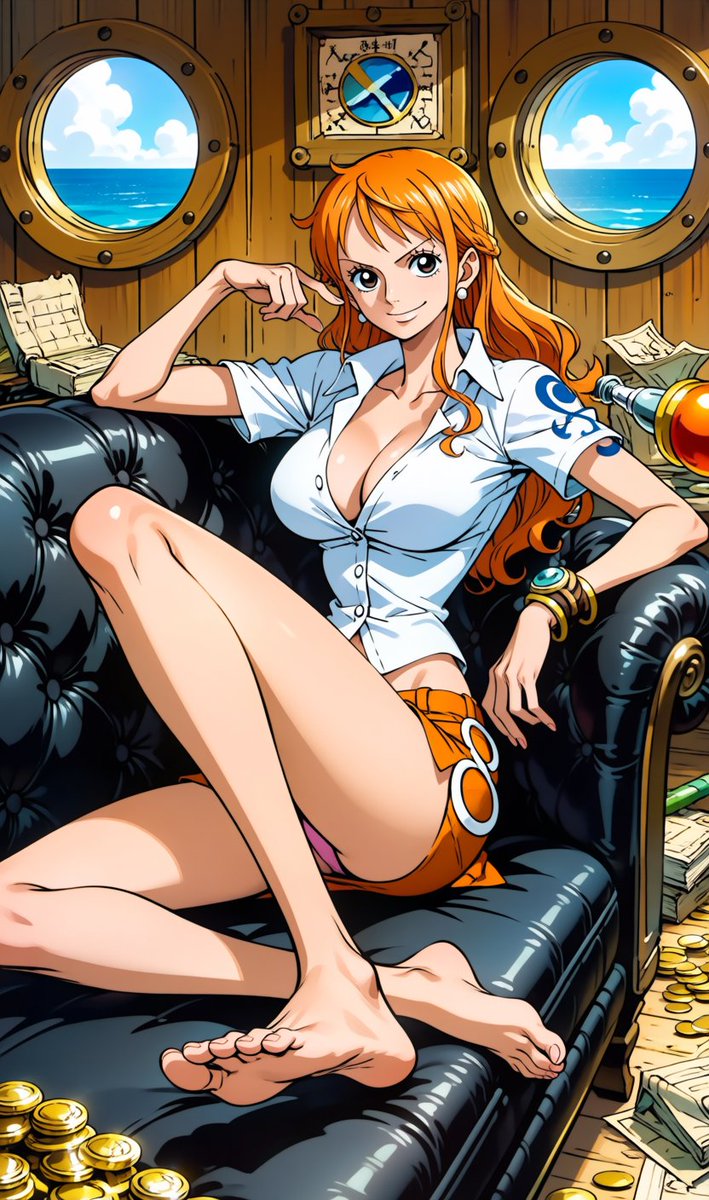 NymphNodeArt's tweet photo. Nami ナミ
 ナミ ワンピース One Piece
 SFW illustration
 #OnePieceArt https://t.co/97EQnknYgA