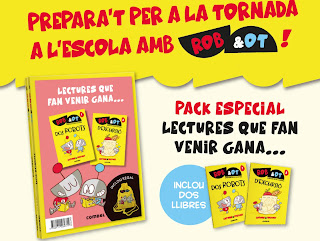 comicat's tweet photo. Ja a la venda! - Novetats de setembre de Combel @EditorialCasals : #Rob&amp;Ot vol. 8, amb Pack Especial, de Jaume Copons @jaumecopons  i Liliana Fortuny @lilianafortuny @coponsfortuny  #CòmicEnCatalà
https://t.co/hf4Us760S9 https://t.co/j1InoyKYZz