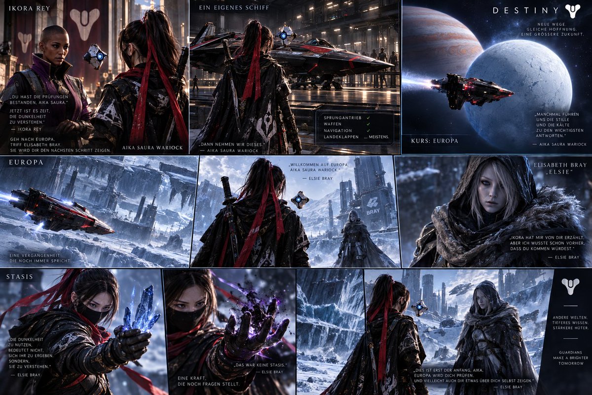 DarkCyrixx's tweet photo. Destiny Comic https://t.co/AWBi20lxqm