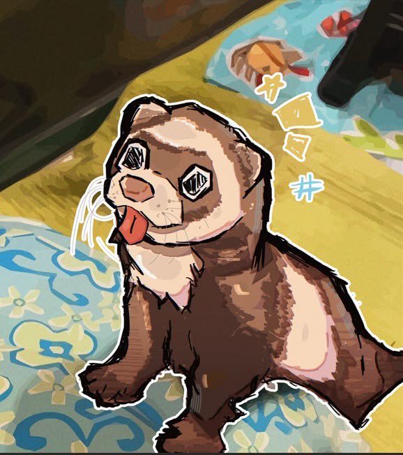 auggie55X's tweet photo. @Shrine_Kumi This goofy guy I made https://t.co/zlQaCLUIlJ