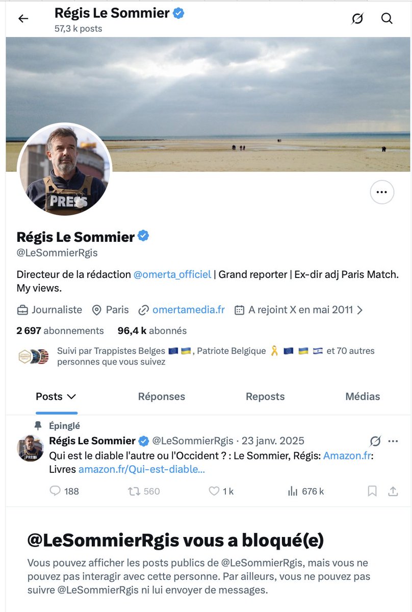 Ainsi_parlait_'s tweet photo. Pour être crédible, il faudrait commencer par ne pas bloquer tous ceux qui ont démasqué ta constante et pitoyable propagande pro-ruSSe collaborationniste 
😂😂😂 https://t.co/bsCuclExoK