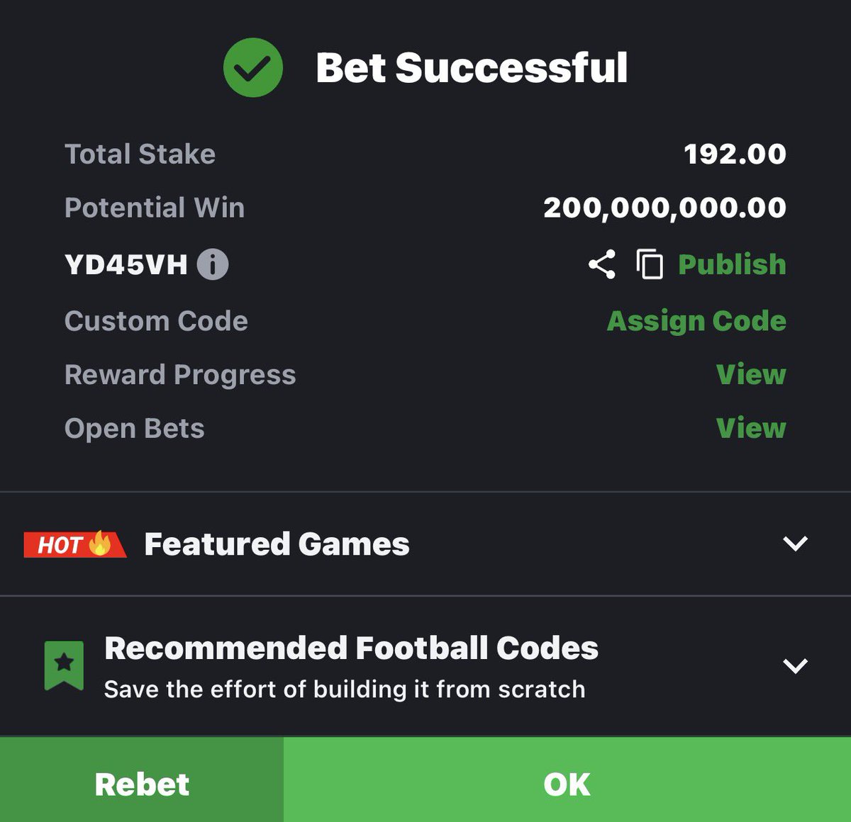 BillionBetWin91's tweet photo. Universe All Today Game 

₦192  2Win  ₦200M

Stake Responsibly 🔞 https://t.co/ulNAAqVhVL