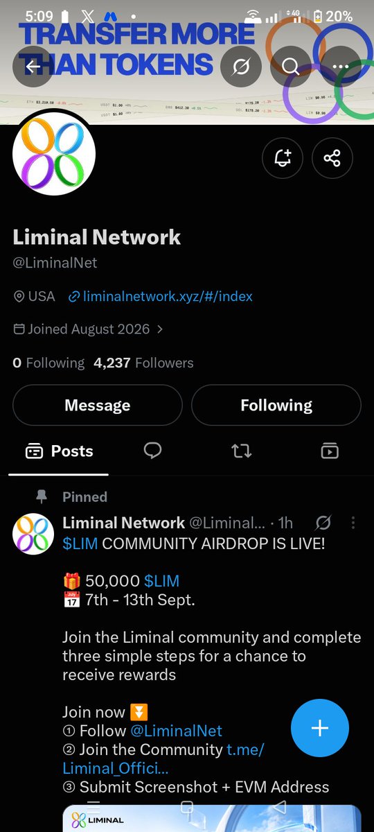 johnkscr's tweet photo. @LiminalNet 0x6CD29FdBB4b61cA0B209b2A746318C29ba31cED4 https://t.co/68wr04fhYP