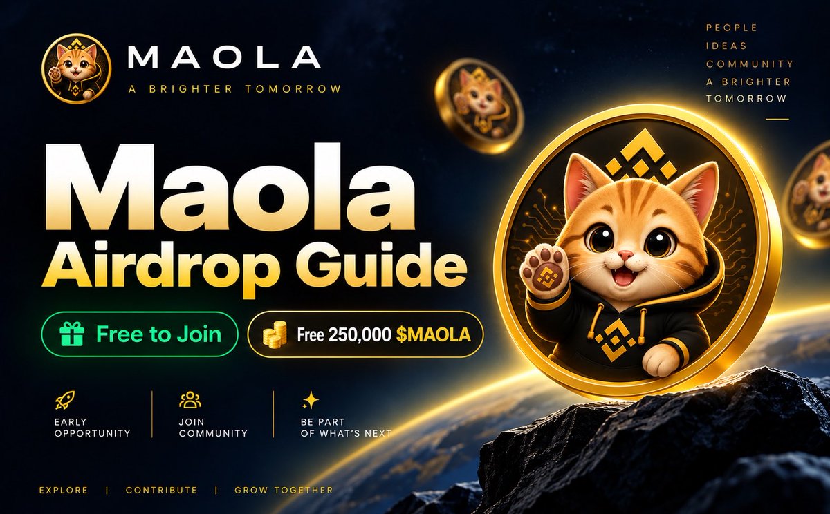 maolacoinbsc's tweet photo. 🔥 MAOLA 超级空投 $250,000！

🎁 前 1,000 名参与者 可领取 $MAOLA！

👉 立即填写表单领取 → https://t.co/35WWq05DfE

🚀 $MAOLA 即将上线：
#Binance #PancakeSwap #Gateio #MEXC #Bybit #BingX #Toobit

参与方式：
✅ 关注 @maolacoinbsc
✅ 点赞 + 转发（RT）
✅ 评论你的 BSC 钱包地址

⏳ 空投将在 48 小时内发放！

🔥 越早参与，越有机会获得 $MAOLA！