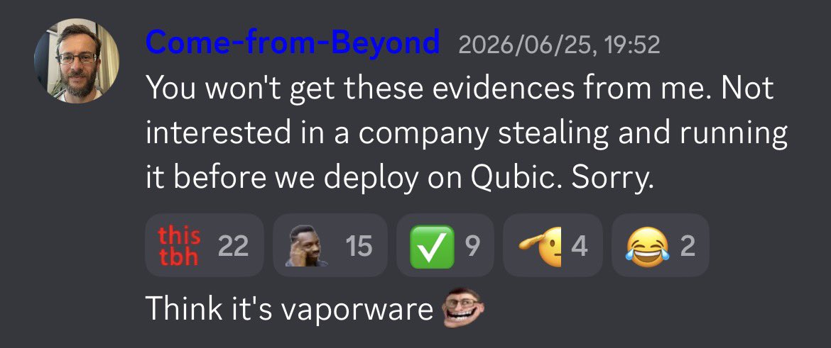 shu_qubic's tweet photo. AGI hasn’t arrived yet

It won’t be something that emerges from a definition tailored to a company's own interests &amp; business goals

"the ability to learn, adapt, grasp abstract concepts, and manipulate the environment"

And AGI is the architecture itself that enables it 

$QUBIC https://t.co/4VBPb2iESb