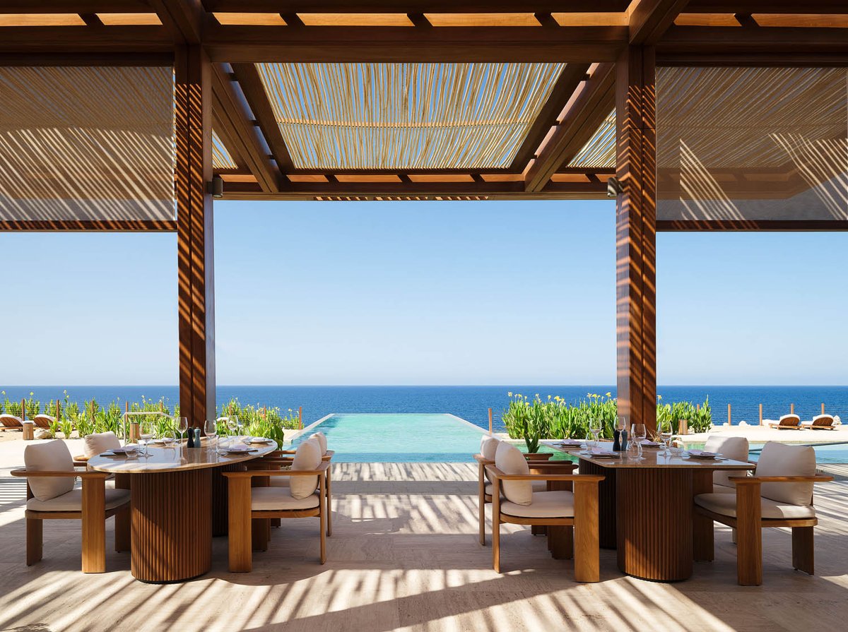 JohnPagano's tweet photo. Today we welcome #Nammos Resort AMAALA, the celebrated Mykonos beach club’s first complete resort experience and the 6th resort to open at @AMAALA.

Set on Triple Bay, it brings unmistakable Mediterranean style and vibrant social energy to Saudi Arabia’s Red Sea coast.

#AMAALA https://t.co/vZvv8MAMJ7