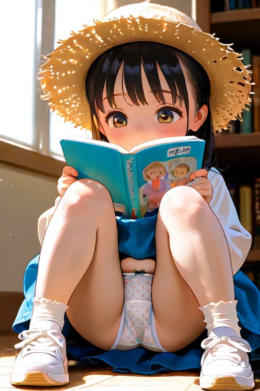 umenoziso's tweet photo. 「読書♪」💛🩵🩷
#AIイラスト https://t.co/9B4zFyUTuU