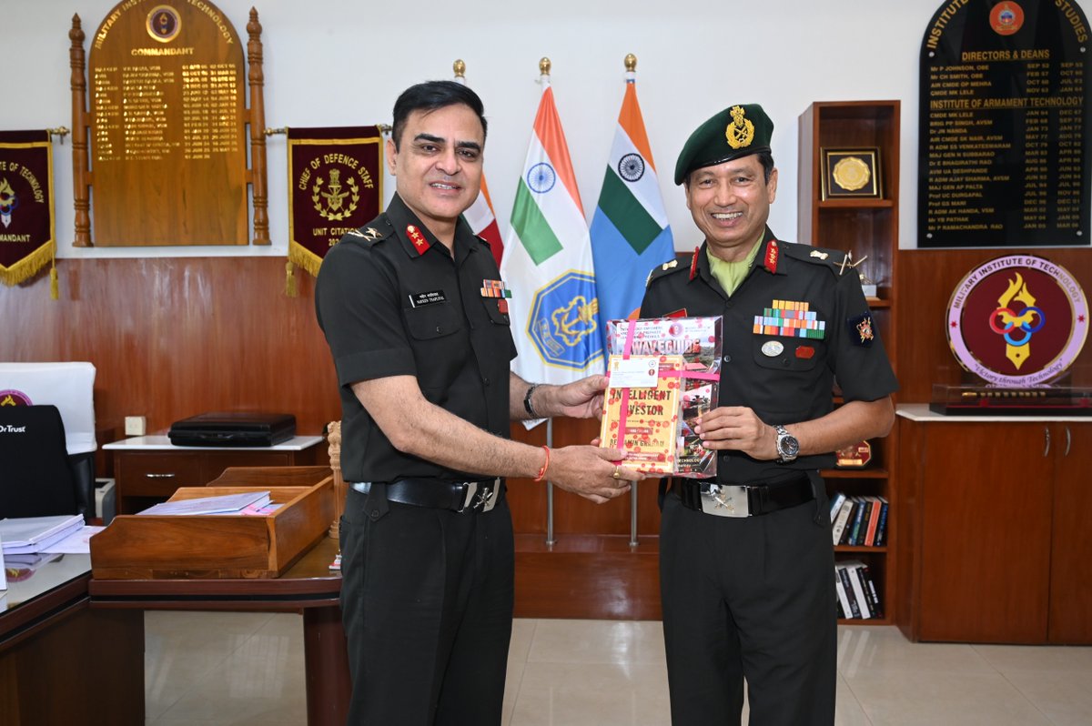 HQ_IDS_India's tweet photo. Lt Gen Neeraj Varshney, Commandant, #MCEME, delivered an insightful talk on “Impact of Emerging Technology on Operational Logistics” to #DSTSC09 at #MILIT.

He highlighted how technology is enhancing operational agility and resilience through predictive maintenance, #AI based forecasting, efficient supply chains, autonomous systems, real-time battlefield visibility and smarter resource management.

From anticipating requirements and optimising resources to sustaining forces in contested environments, technology is transforming the speed, responsiveness and structure of operational logistics.

No two wars are alike.

#EmergingTech  #DefenceTechnology  #ProfessionalMilitaryEducation

@DefenceMinIndia
@SethSanjayMP
@SpokespersonMoD 
@MIB_India 
@PRODefPune