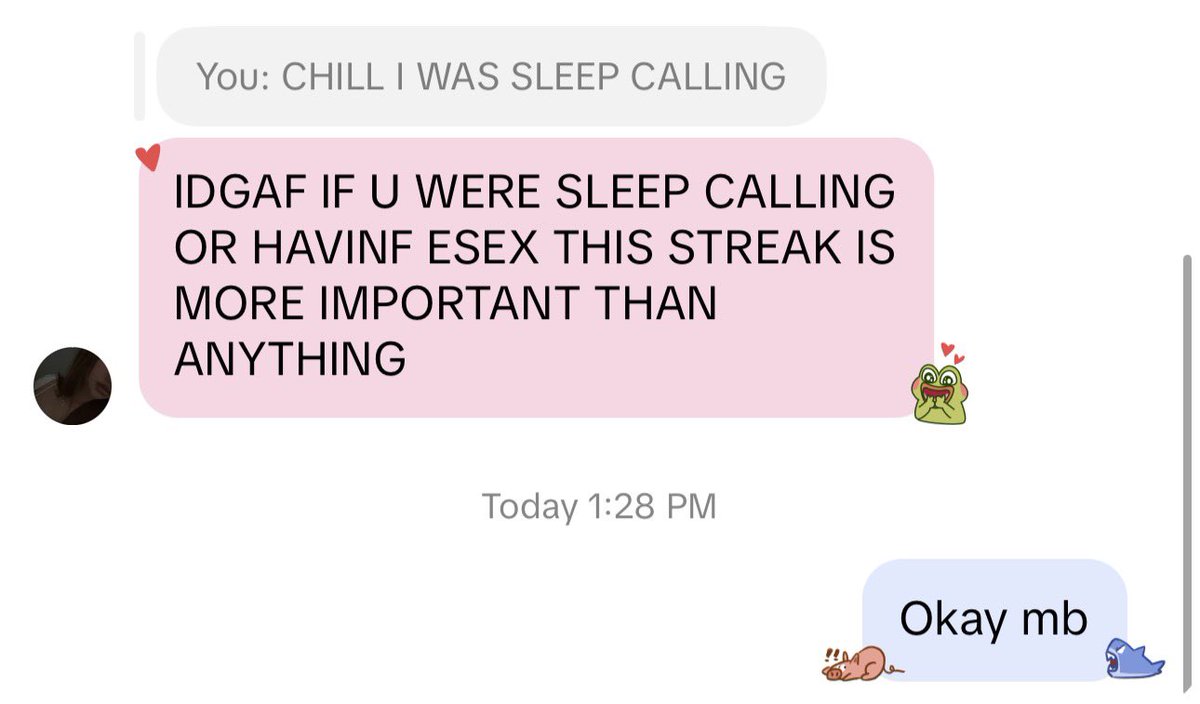 seroshxo's tweet photo. My hg dont play abt our tiktok streak https://t.co/Xr4N59IMv6