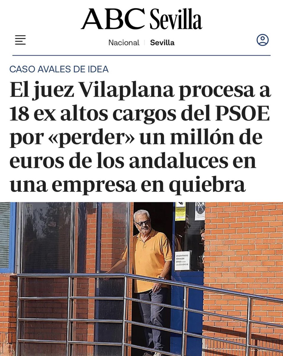 Javi_Cortes78's tweet photo. Siguen apareciendo los escombros de décadas de cortijo socialista en Andalucía.

Esta vez, más de un millón de euros dilapidados y posibles delitos de prevaricación, malversación y falsedad documental.

La montaña de corrupción que dejó el PSOE parece no tener fin. https://t.co/fMQ9bhSTZK