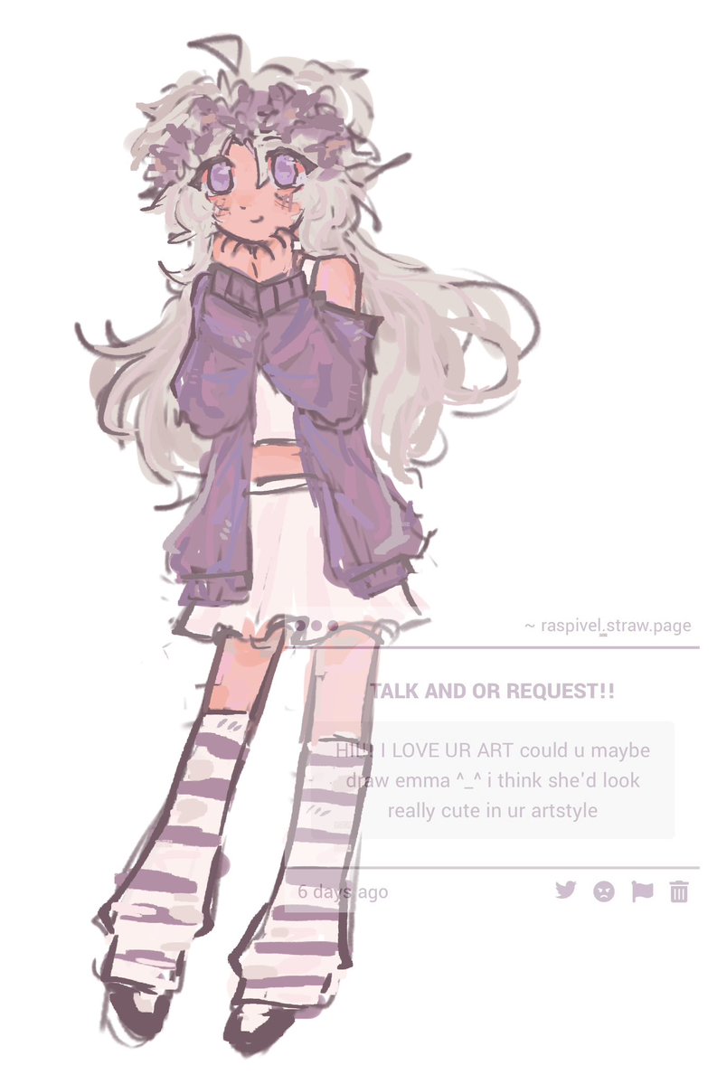 raspivel's tweet photo. #cookiebunsquatfanart i think shes cute https://t.co/mI27DvxIyV