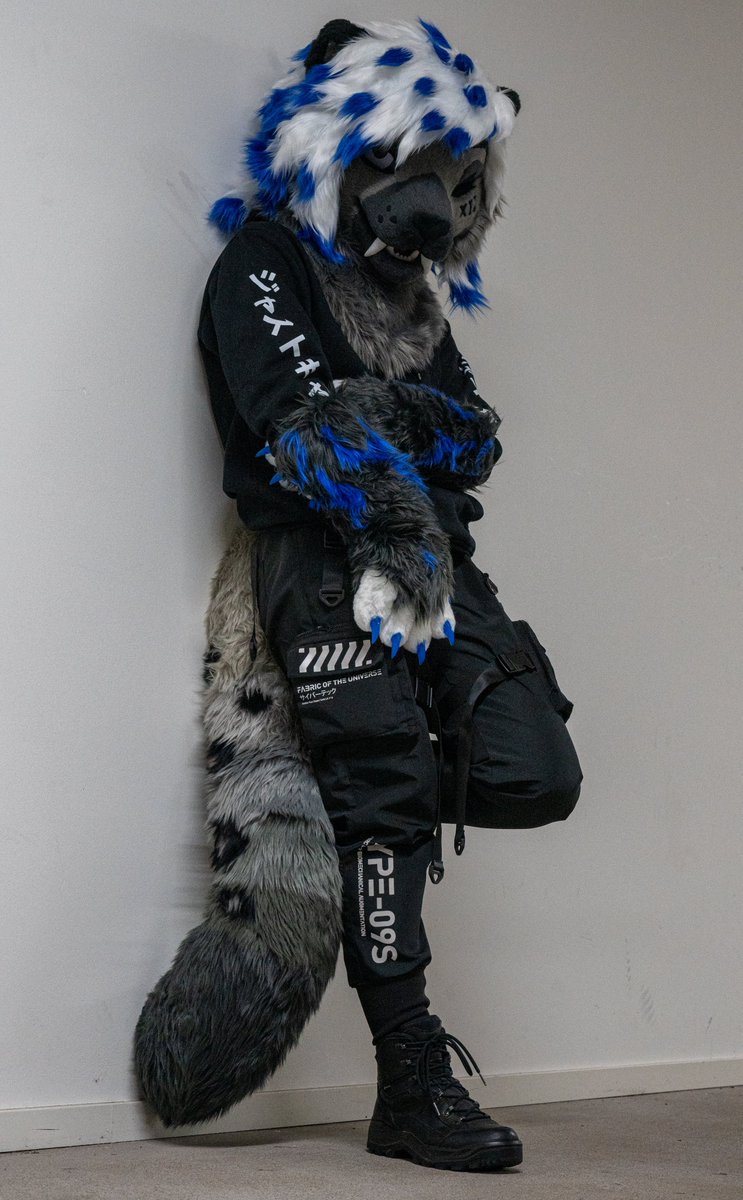Saberacity's tweet photo. The suit has arrived, along with some extra catty attitude~

Thanks a ton for the pics <3, @PoofMoof 
Suit by https://t.co/3MDAe0up3u https://t.co/gJNoIMLqf9