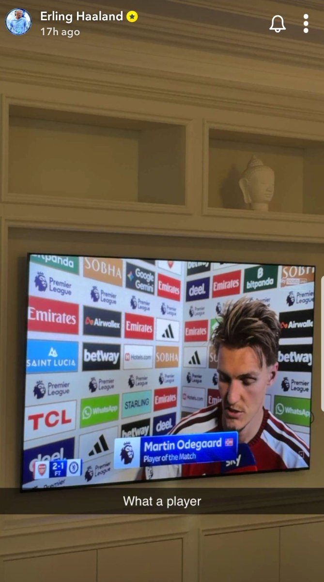 official_o98's tweet photo. Erling Haaland after Arsenal beat Chelsea
#haaland #arsvsche #arsvschc #odegaard https://t.co/foUJVTV1fS