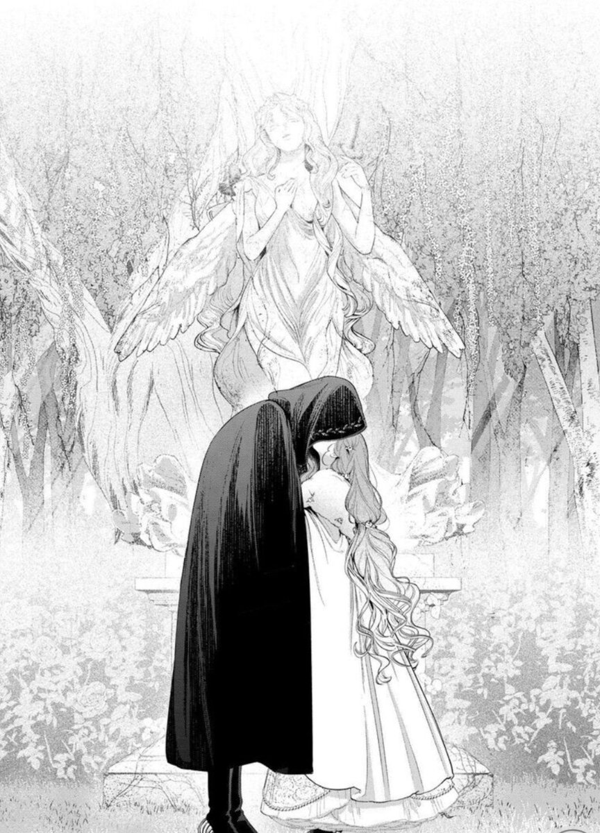 bandanadiashton's tweet photo. OH MY GOSH I'M FEELING SIIICKK 
THE WITCH IS SPYING ON THEM FROM THAT BEAUTIFUL STATUE IN THE BACKGROUND, LISTENING TO THEIR SWEET MOMENT https://t.co/lQL4HsoG9O