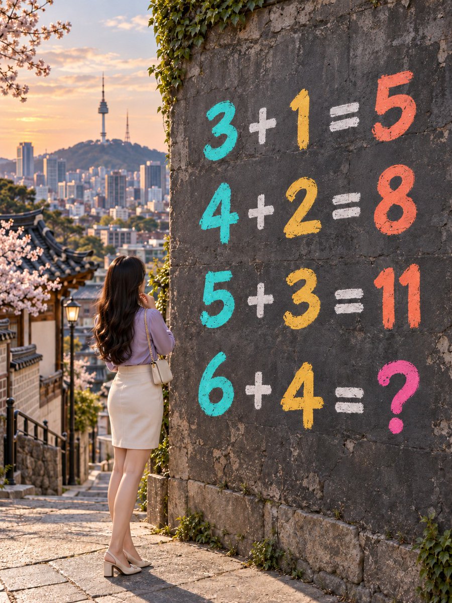 chloedreamy's tweet photo. Bunu çözebilenlerin matematiği gerçekten çok iyi.

Soru işareti yerine ne gelmelidir? https://t.co/fvnBR5STrU