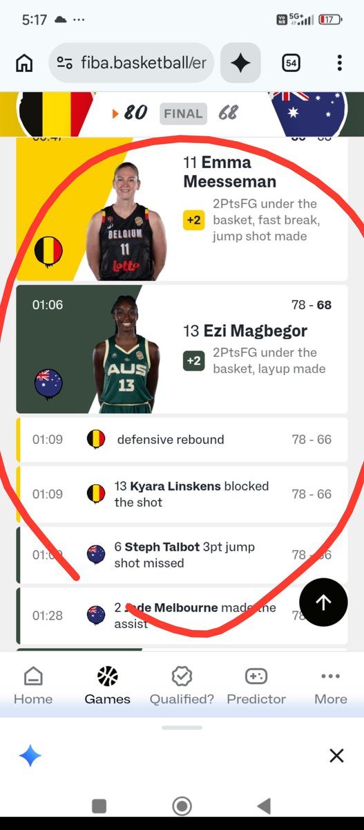 thacker_arjun's tweet photo. @FIBAWC @fibalivestats here you got mistake that shot at 1.09 minutes remaining was taken by Belgian player and it's blocked by ezi than aus got the position and ezi made an lay up with assist of Melbourne please have a look

#womenbasketball
#fibawordlcup
#ausbasketball
#ausblg https://t.co/1G6rU45J3i