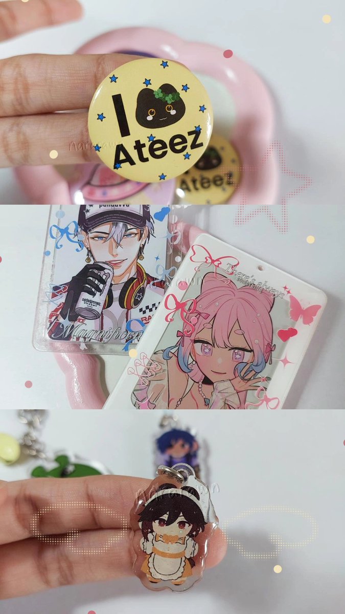 nararawn's tweet photo. aku mau sharing beberapa vendor yang pernah aku coba test print. vendor2 yang cocok hasilnya sama yang dimau. ini dia list vendor acrylic, pin, &amp; perkertasan https://t.co/cAwzjSNP0r