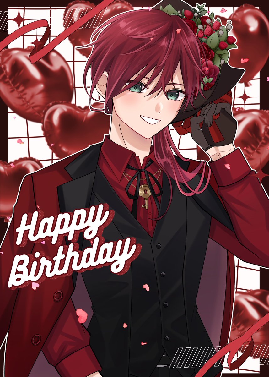 ninose0312's tweet photo. 遅刻ですがおめでとうございます💐♥️
#ローレン生誕祭2026 #イロ絵す https://t.co/Vv4F853u9A