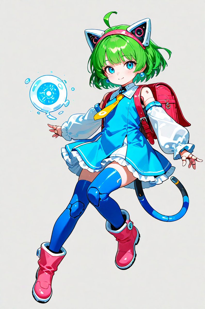popapazuma's tweet photo. 今度はこの、プロンプトをお借りして #Pixai で生成した画像から、キャラシートを参考にラフを描き直して、そこから色々生成してみたいな😄 https://t.co/V5ante7YhO