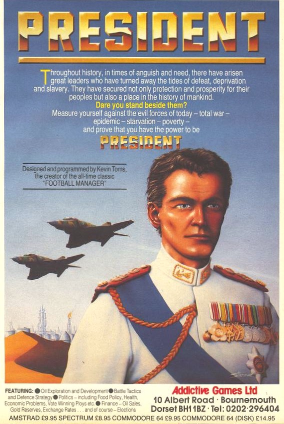 KevinToms's tweet photo. A rarely seen ad for my President game, from issue no. 18 of Amtix!
#KevinToms #President #PresidentGame #Amtix #Amstrad #CPC464 #RetroComputers #HomeComputers #Microcomputers #80sComputers #PersonalComputer #RetroPC #UKComputers #UKRetro https://t.co/T0IF8vX1U5