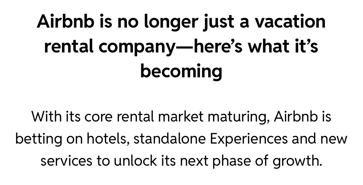 AstriferNox's tweet photo. Now that Airbnb is getting into Hotels, it’s the perfect time to double down on STRs!

@bchesky I don’t see how you’ll be any different from a https://t.co/y6uH9Ez23k or makemytrip (apart from scale obviously hehe). All the best tho :)

(And thanks for opening up an opportunity!) https://t.co/NVxljWQqtw