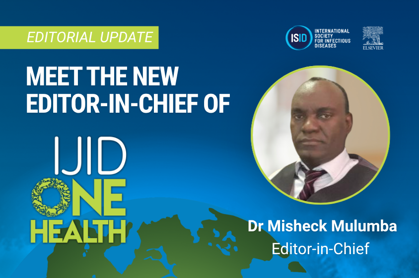 ISID_org's tweet photo. #ISID welcomes Dr Misheck Mulumba as the new Editor-in-Chief of IJID One Health! ๐ Dr Mulumba brings extensive experience in epidemiology, transboundary animal diseases, and One Health.
Many thanks to founding EiC Dr Lucille Blumberg for her contributions to the journal. https://t.co/kREYNR5XEO