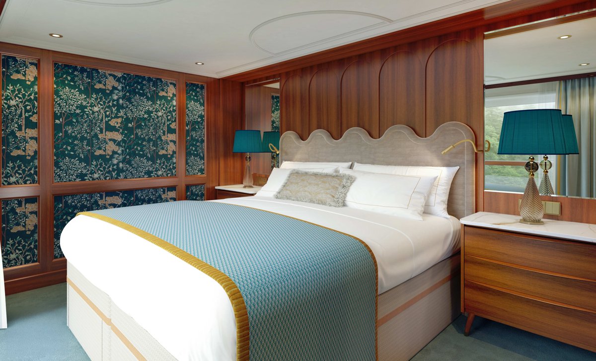 Sheluv89's tweet photo. Next year, the S.S. Audrey will set sail along the Rhine River and its tributaries in Belgium and the Netherlands. Inspired by actress Audrey Hepburn, who was born in this region, the design pays homage to Hepburn’s life and works, with elements of her iconic style throughout. https://t.co/S69cqstMvw