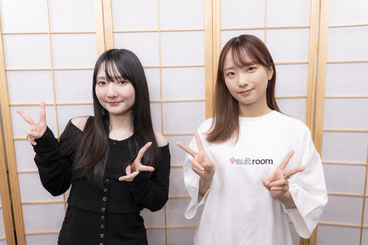 wabisabi_vg's tweet photo. 明日9/8(火)22時から『丸岡和佳奈・菅沼千紗の和び紗び じゅーおーむじん』第150回をお送りします!

ニコニコ https://t.co/sjwWcOLIDv
YouTube https://t.co/Tp1ZJNOZ2l
#和び紗び https://t.co/wfXyLZJAqL