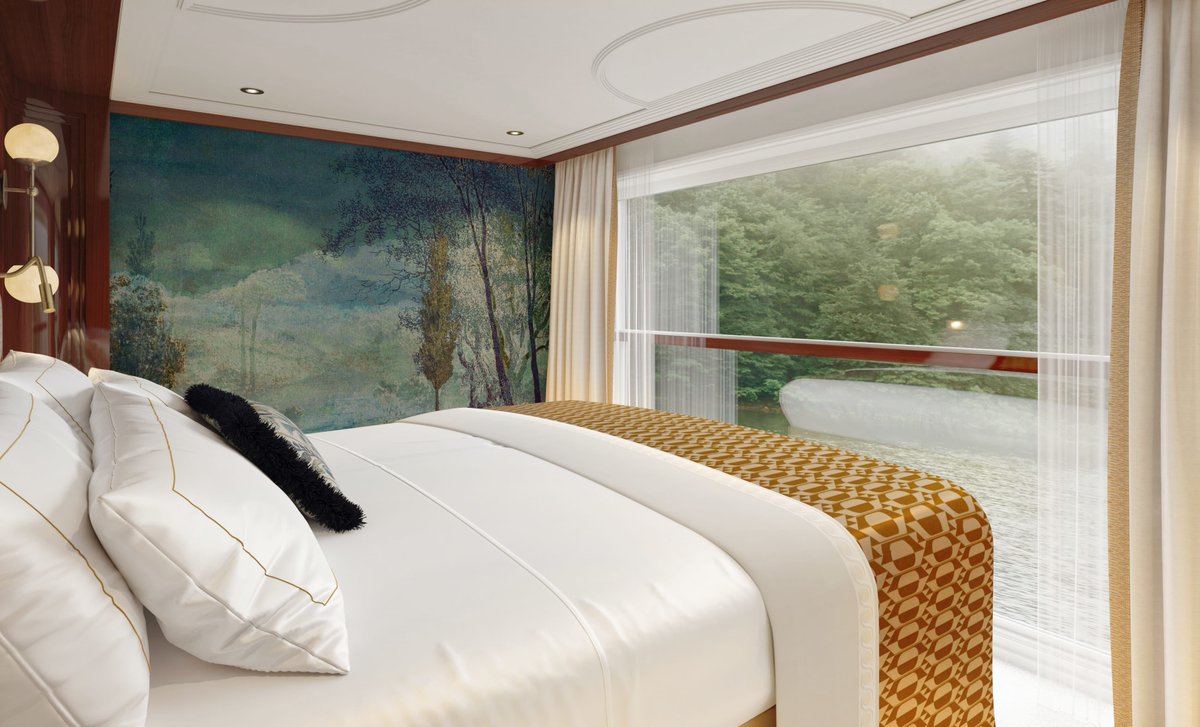 MilakNancy's tweet photo. In 2027, the brand-new S.S. Marlene will be bringing Art-Deco flair to the rivers of Central Europe. This ship draws inspiration from actress and singer Marlene Dietrich. The ship’s design showcases the time period in which she came to prominence, with nods to her to career. https://t.co/qBmm3Gk71X
