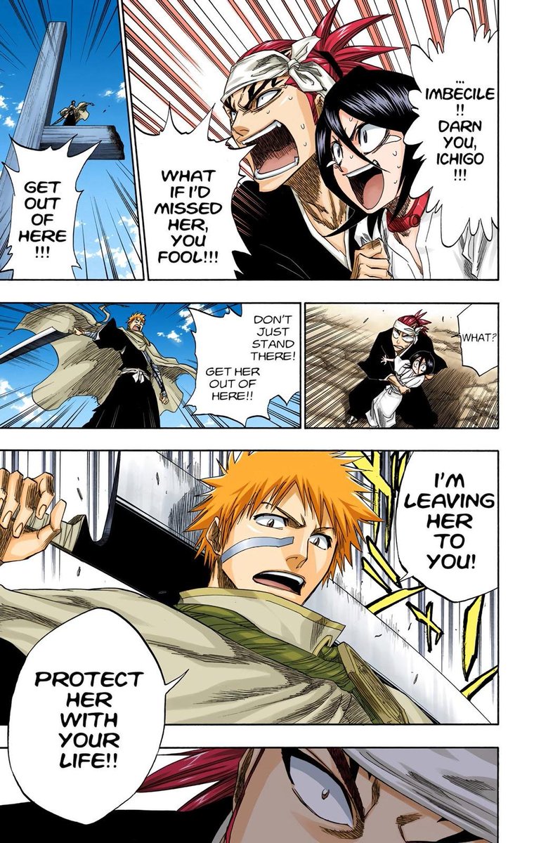katayazz2's tweet photo. This scene where Ichigo throws Rukia to Renji will never not be funny as hell to me https://t.co/MnyxdK5MeW