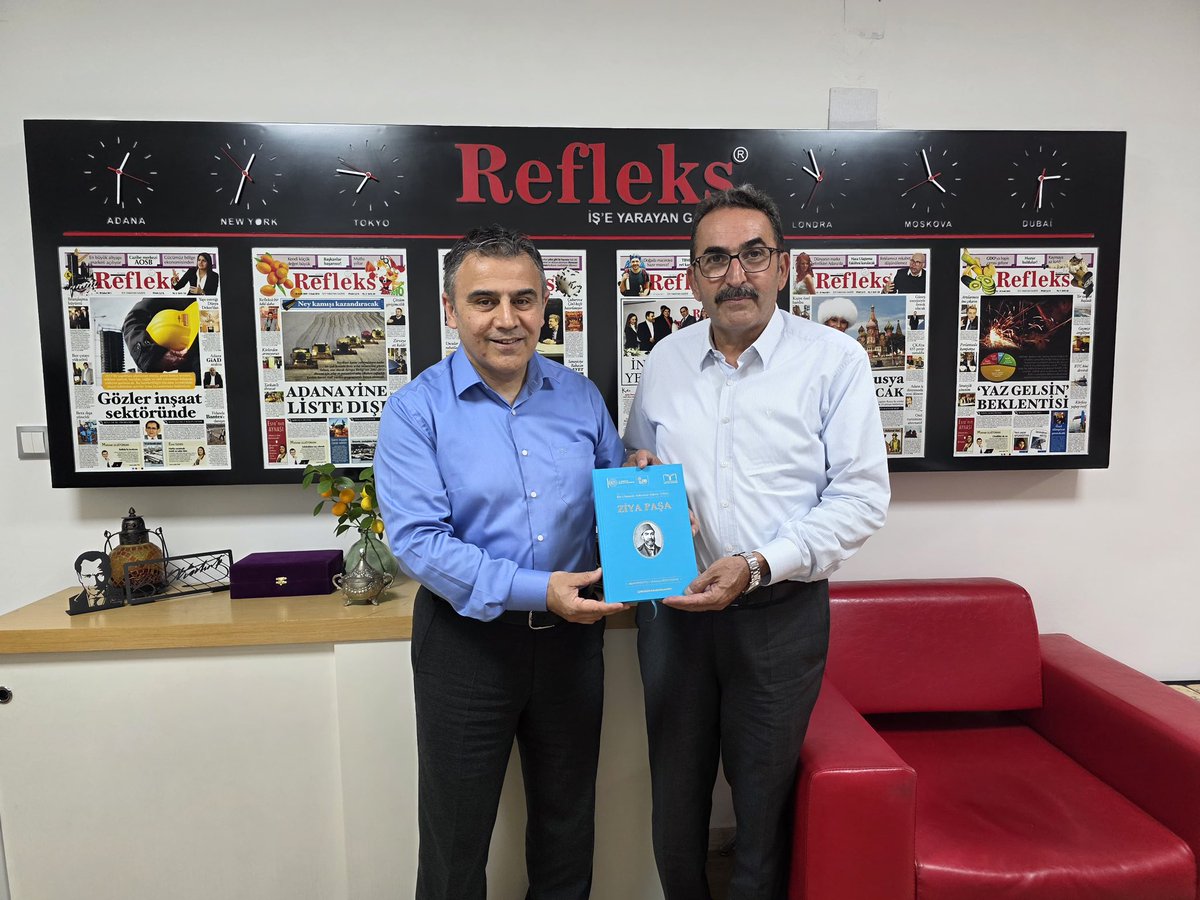 abdullahdogru01's tweet photo. 📍 Refleks Gazetesi

Ekonomi gazeteciliğinde bölgemizin öncüsü Refleks Gazetesi’ni ziyaret ederek, deneyimli gazeteci Mehmet Uluğtürkan ile Adana’mızın ekonomik şahlanışını, ulaşımdan tarıma kentimize kazandırdığımız ve yapımı süren dev yatırımları değerlendirdik; kıymetli yazarımıza takdim ettiği "Bir Osmanlı Valisinin Adana Yılları: Ziyapaşa" eseri için teşekkürlerimi sunuyorum.

İnşallah yerel ve merkezi yönetim uyumuyla, önümüzdeki 5 yıl içinde Adana’mızı altyapısıyla, üretimiyle ve vizyon projeleriyle çok daha güçlü, çok daha müreffeh bir şehir haline getireceğiz.