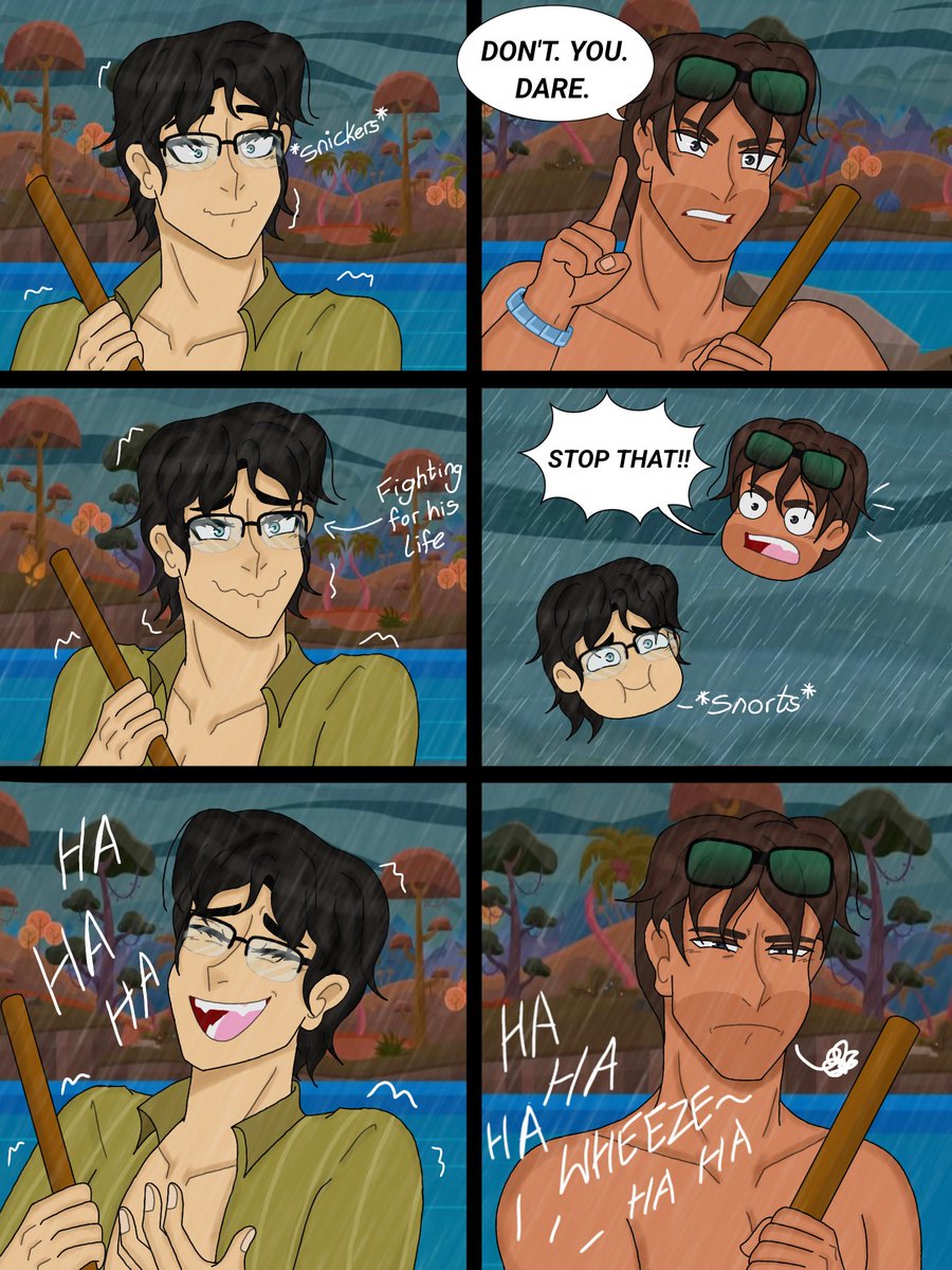 pamsy2003's tweet photo. Storms⛈️💙💚 - Mini comic
(Extra page in replies)
#dctwt #samcer
#disventurecampfvf https://t.co/KNQakmYSrb