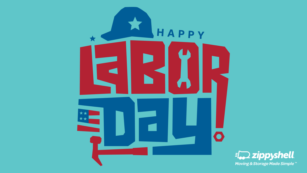 ZippyShell's tweet photo. To all our hard-working employees and everyone who works hard each day, we at Zippy Shell wish you a very Happy Labor Day today! https://t.co/xAqxIG2DnD