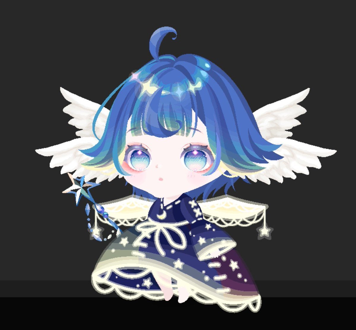 roagamehallo's tweet photo. ドナがないのでガチャ券で2回。
やわらか猫ニット帽と、天使族の羽根が出たよ✨️可愛い❤
#ポケコロコーデ https://t.co/Oc5aM3SixO