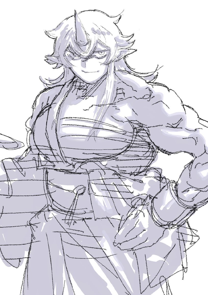 Suuuuuun6_6's tweet photo. 星熊勇儀　落書き https://t.co/D7d7eclkHg