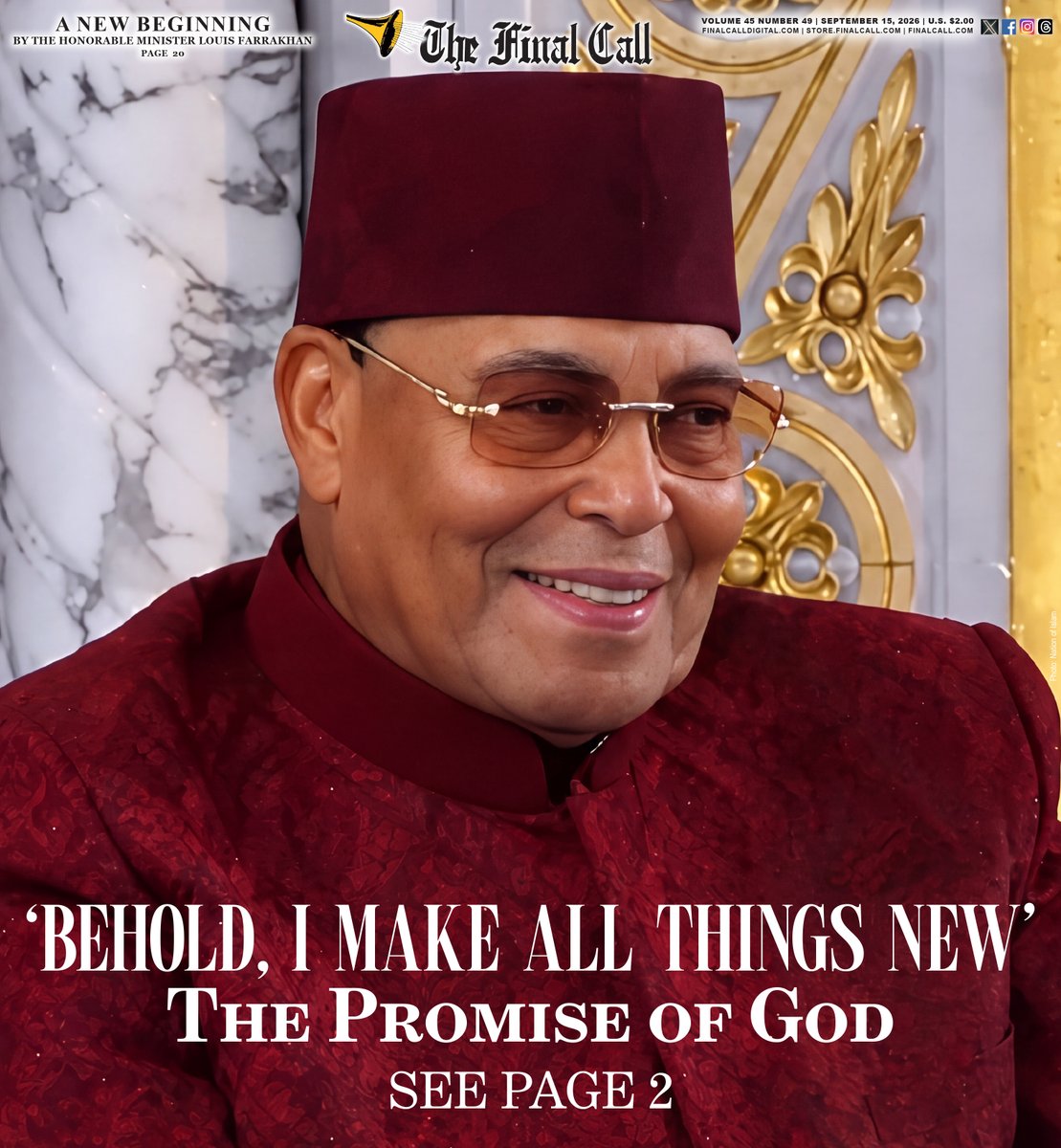 TheFinalCall's tweet photo. New Edition:: 'BEHOLD, I MAKE ALL THINGS NEW'
The Promise of God

Read more at https://t.co/vyZDZ0rf7I https://t.co/yrynSNMLpm