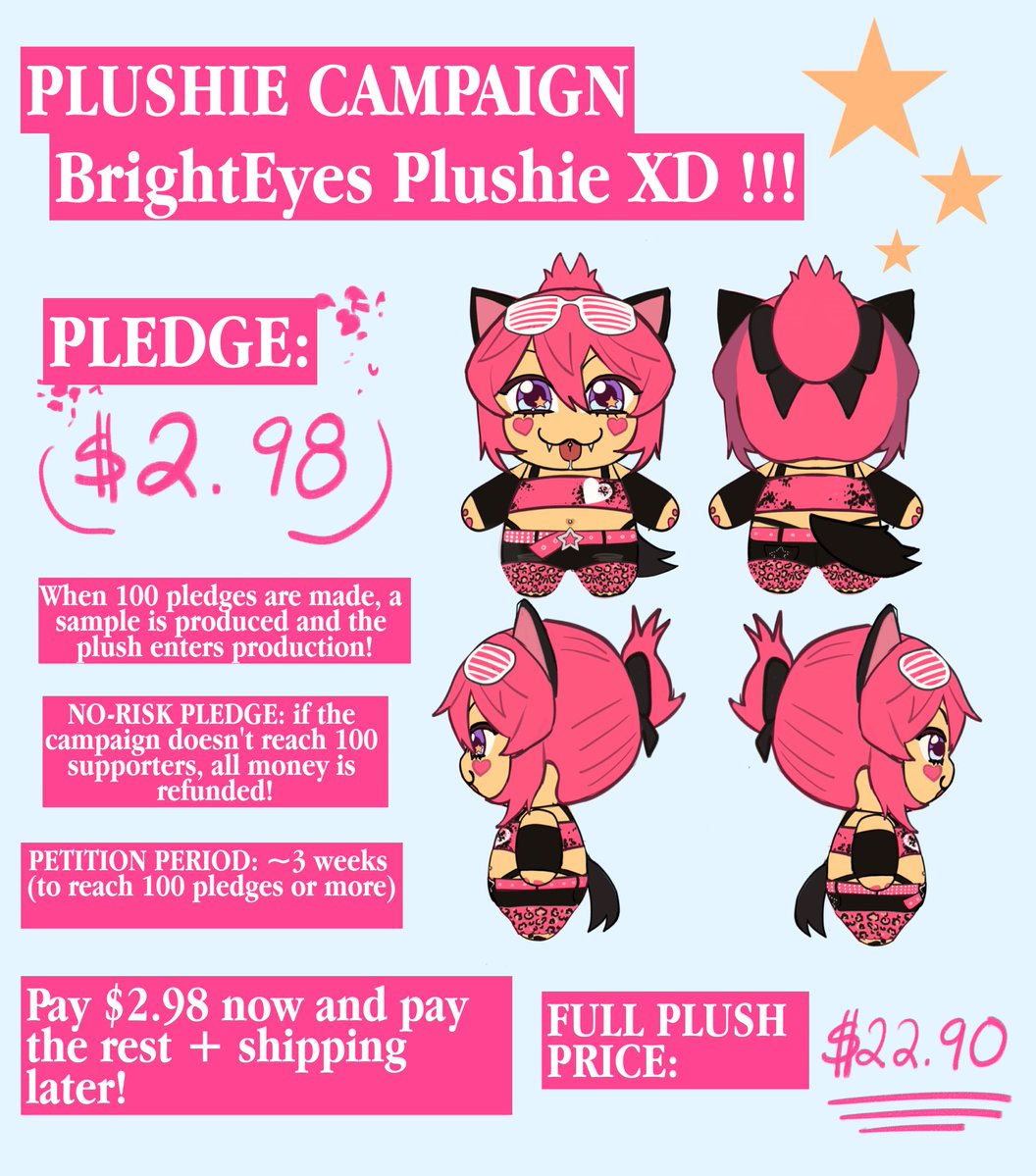 its_ninic0's tweet photo. Have you ever thought on getting a BrightEyes plushie?? Here it is !!!! 
ACGGOODS Plush Doll Keychain Campaign going on live rn! 
Check on https://t.co/xiIjveXg0b to preorder yours : P
#brighteyes #brighteyesplushie #accggoods https://t.co/CeaRTI2J5b