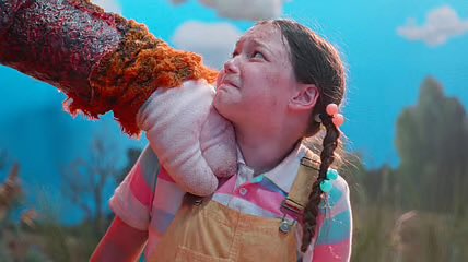 DreadCentral's tweet photo. Parents are allegedly taking their kids to see ‘BUDDY’ without realizing the cute orange unicorn movie is an R-rated horror film.

Some are reportedly storming out and demanding refunds.

Story: (https://t.co/OMFiY8GhWE) https://t.co/EAqGrmXTK7