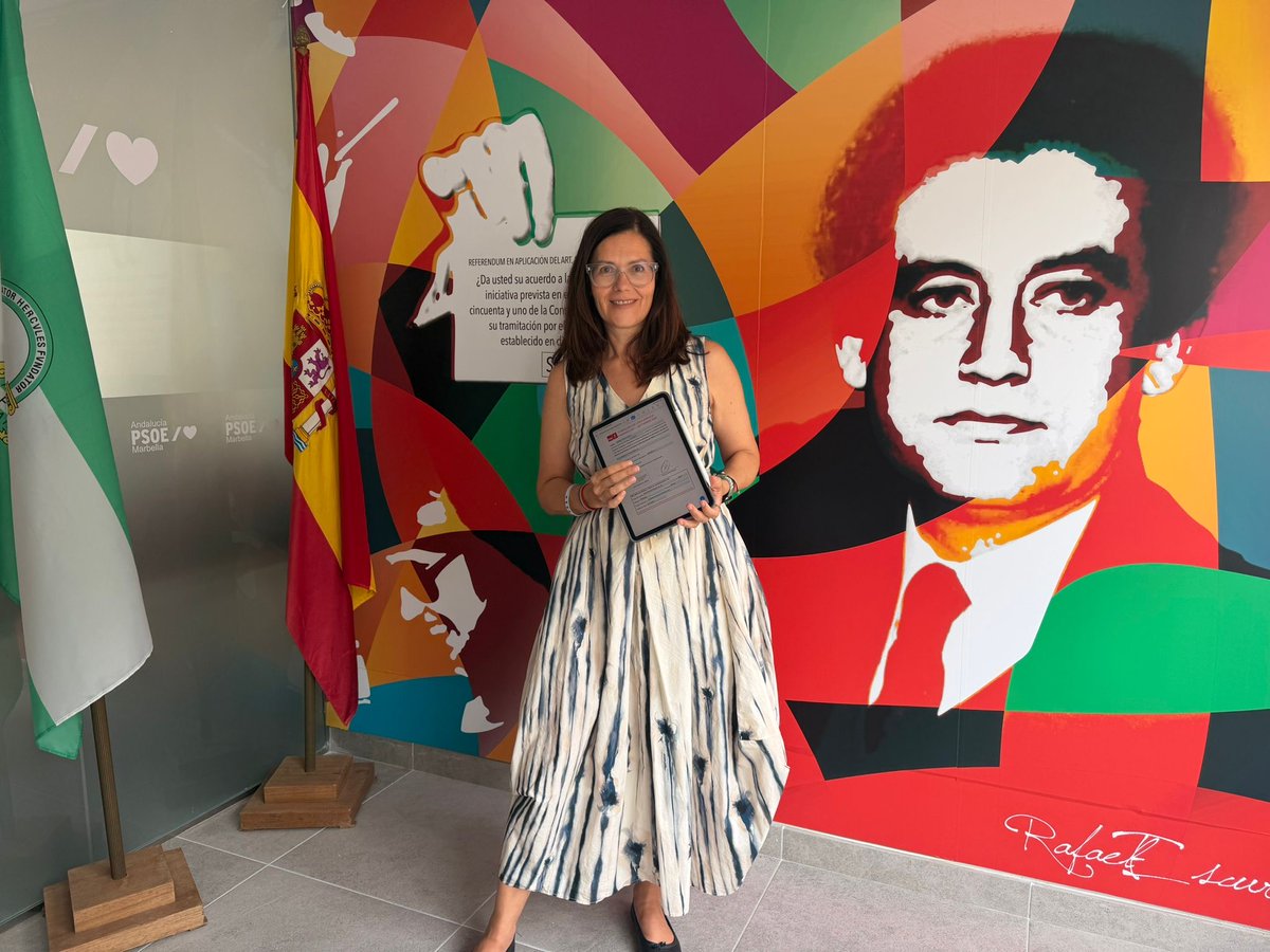 CopeMarbella's tweet photo. 🔵Isabel Pérez será la candidata del PSOE a la Alcaldía de Marbella en las próximas elecciones municipales de mayo de 2027, después de haber recibido el respaldo unánime de la formación socialista a nivel local.

https://t.co/Ru8cLVfTPA https://t.co/nrOUstaThO