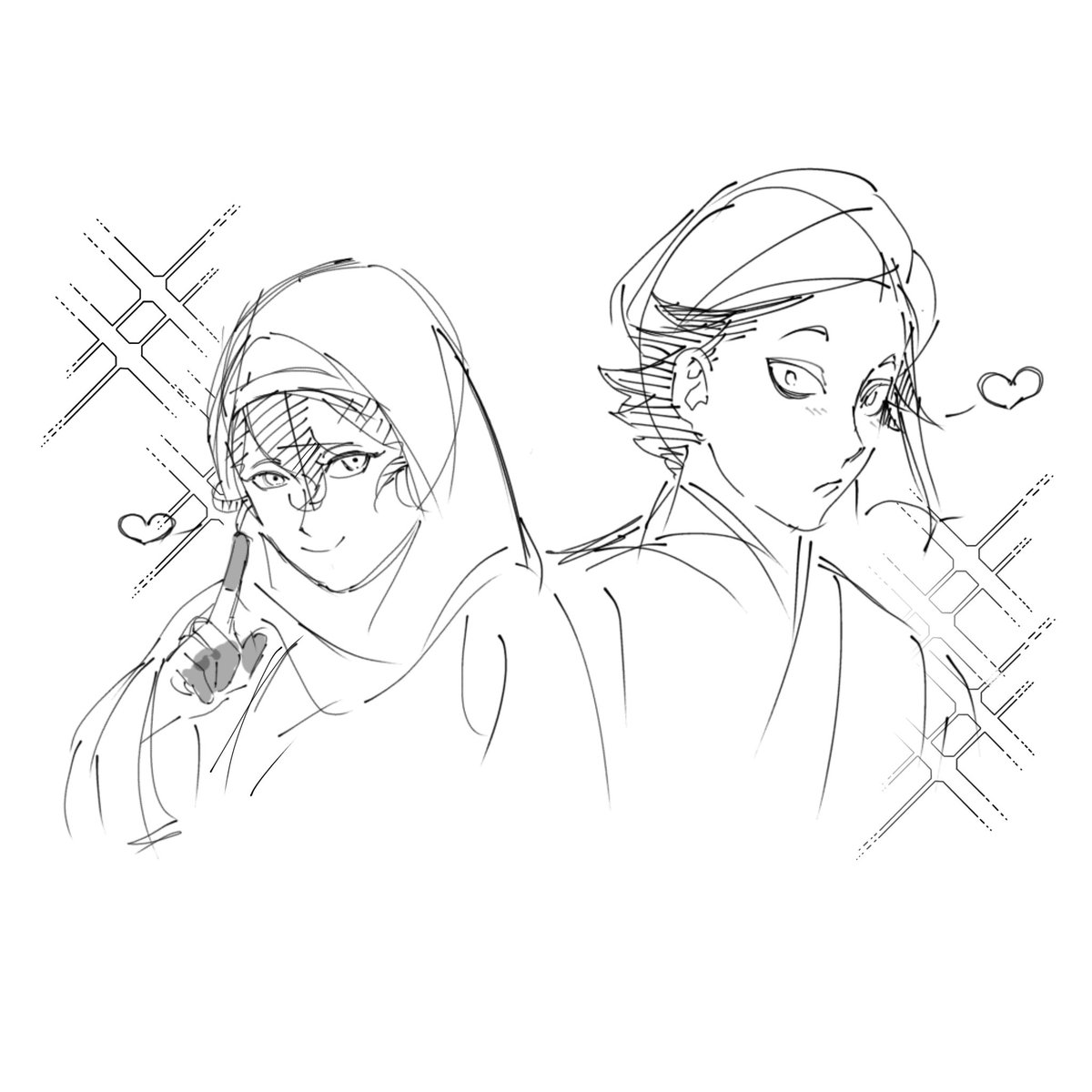V01rr's tweet photo. My doomed ones💓 btw I’m open for requests ( feel free to ask!) #Jaadugar #shirafati https://t.co/rLpdd6Zbgz