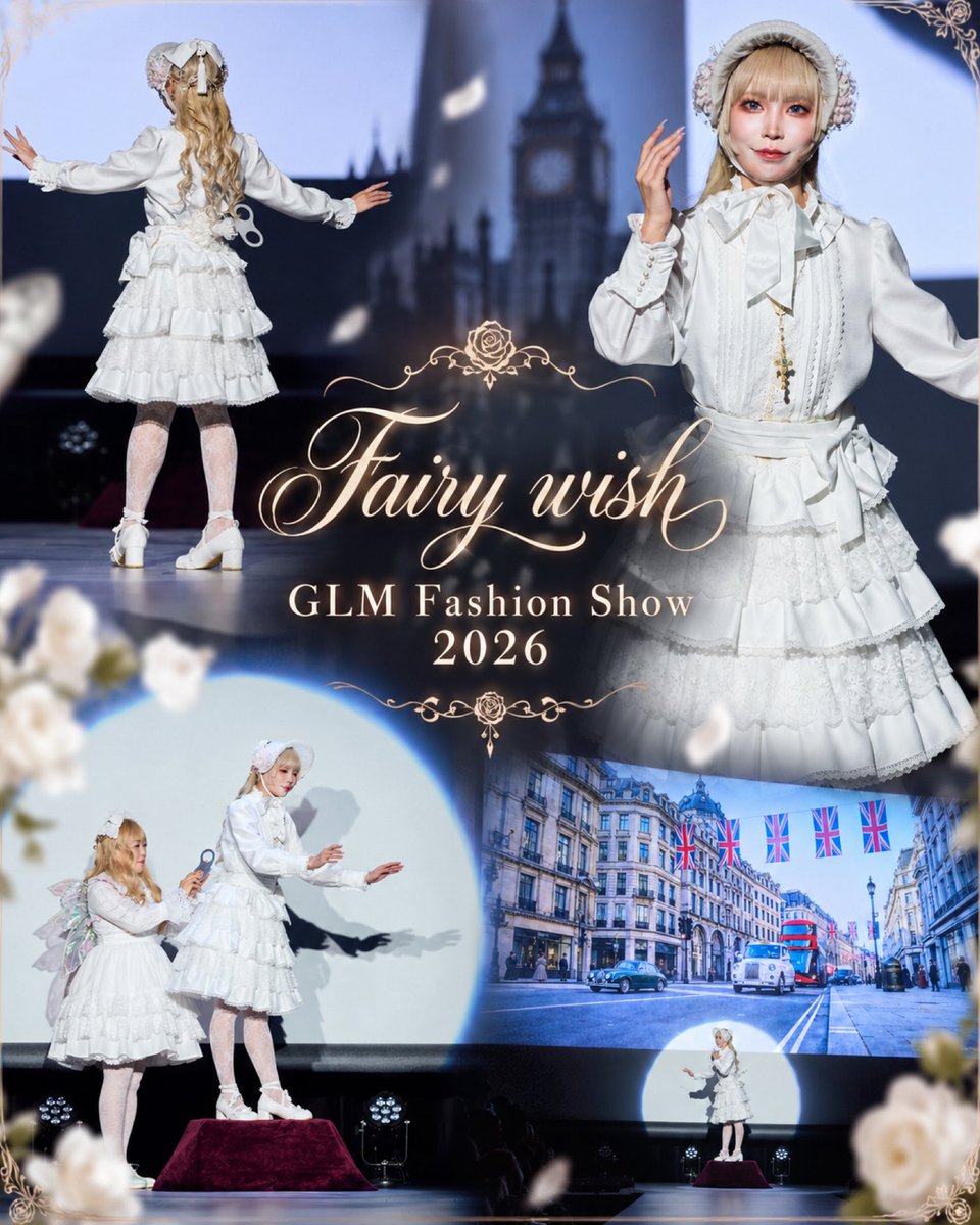 Fairywish_info's tweet photo. GLM Fashion Showへお越しくださった皆さま
本当にありがとうございました🥰💐
Fairy wishのステージをご覧いただき
たくさんの温かいお言葉やご感想もとても嬉しかったです🧚♀️✨
ショーでお披露目した新作は
現在GLMモールにて先行予約受付中です🎀
https://t.co/vU9vCIkgGU
#GLMfs
#GLMfs2026 https://t.co/4QZOCPNw1T