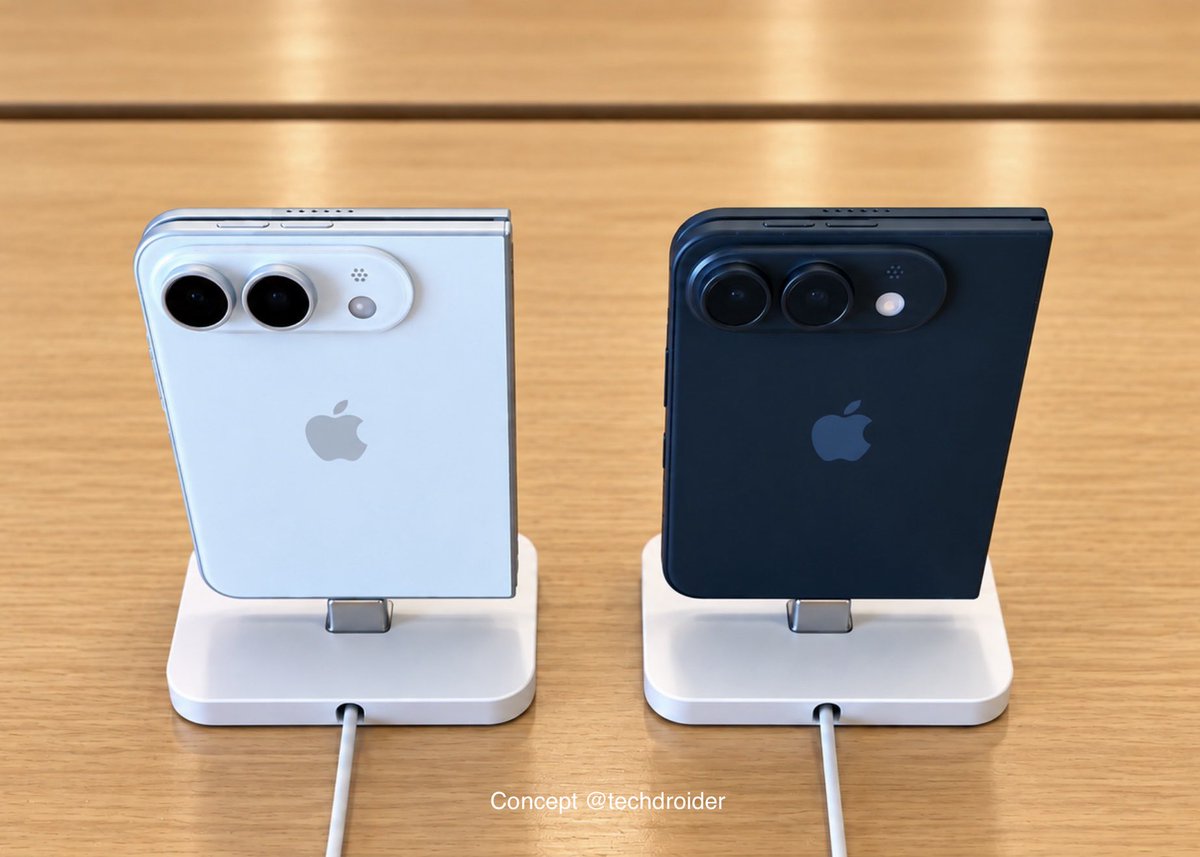 techdroider's tweet photo. iPhone Fold
iPhone Duo 
iPhone Ultra

Which sounds premium? https://t.co/AMtMT9wgAg