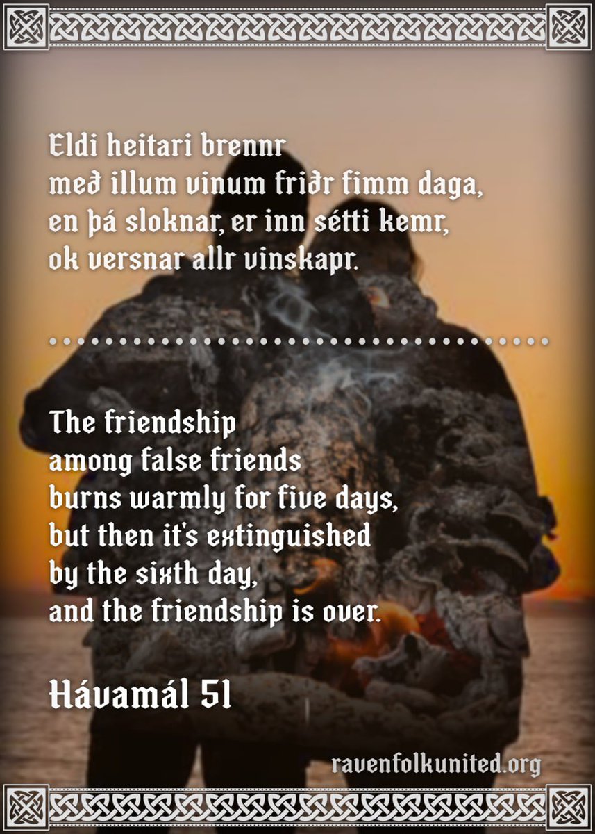 ravenfolkunited's tweet photo. #havamal https://t.co/dn9R7uxw3X