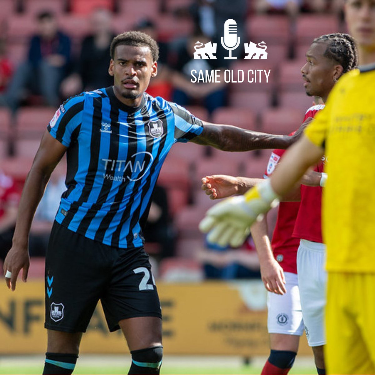 sameoldcitypod's tweet photo. 🎙️ New episode: The Grest is football 🎙️

Simon is joined by @Jaytwo86 to discuss:
❌ First league defeat of the season at Cheltenham
🚂 Draw at Crewe - did we deserve more?
🔮 Preview of Swindon (H)

Listen on Spotify/Apple etc or here 👉 https://t.co/zhNU9xFfQt

📸 @tom_poole87 https://t.co/ftkE7SIk8z