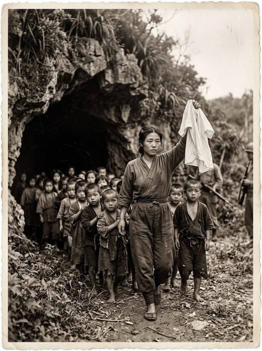 xu96175836's tweet photo. 22岁的日本冲绳学校教师森惠子，在1945年6月被命令告诉她的30名学生用手榴弹自杀，而不是投降。

她拒绝了。她对学生们说：“活下去。不管他们说什么，活下去。”她把他们藏在一个洞穴里12天，而日本士兵在寻找他们，逼迫他们为荣誉而死。

她为他们唱歌，用石头教他们数学，当时没有食物。当美国士兵发现洞穴时，她举起双手，拿着白衬衫第一个走出去，以保护她的学生。

一名美国士兵差点开枪射她，但看到她身后的孩子们，便放下了步枪。他给了孩子们巧克力。战后多年，惠子被一些日本人称为叛徒，但她的30名学生全部活了下来。1975年，他们在冲绳为她建了一座小雕像，一位拿着白衬衫的教师，上面刻着：“她教会了我们最勇敢的课——活下去。”

她被命令接受死亡。然而，一位年轻教师选择为30个孩子的生命而战。